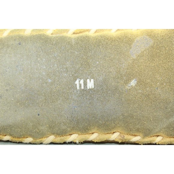 LL Bean Brown Suede Shearling Lined Wicked Good Booties Slippers 11 M - Picture 9 of 9